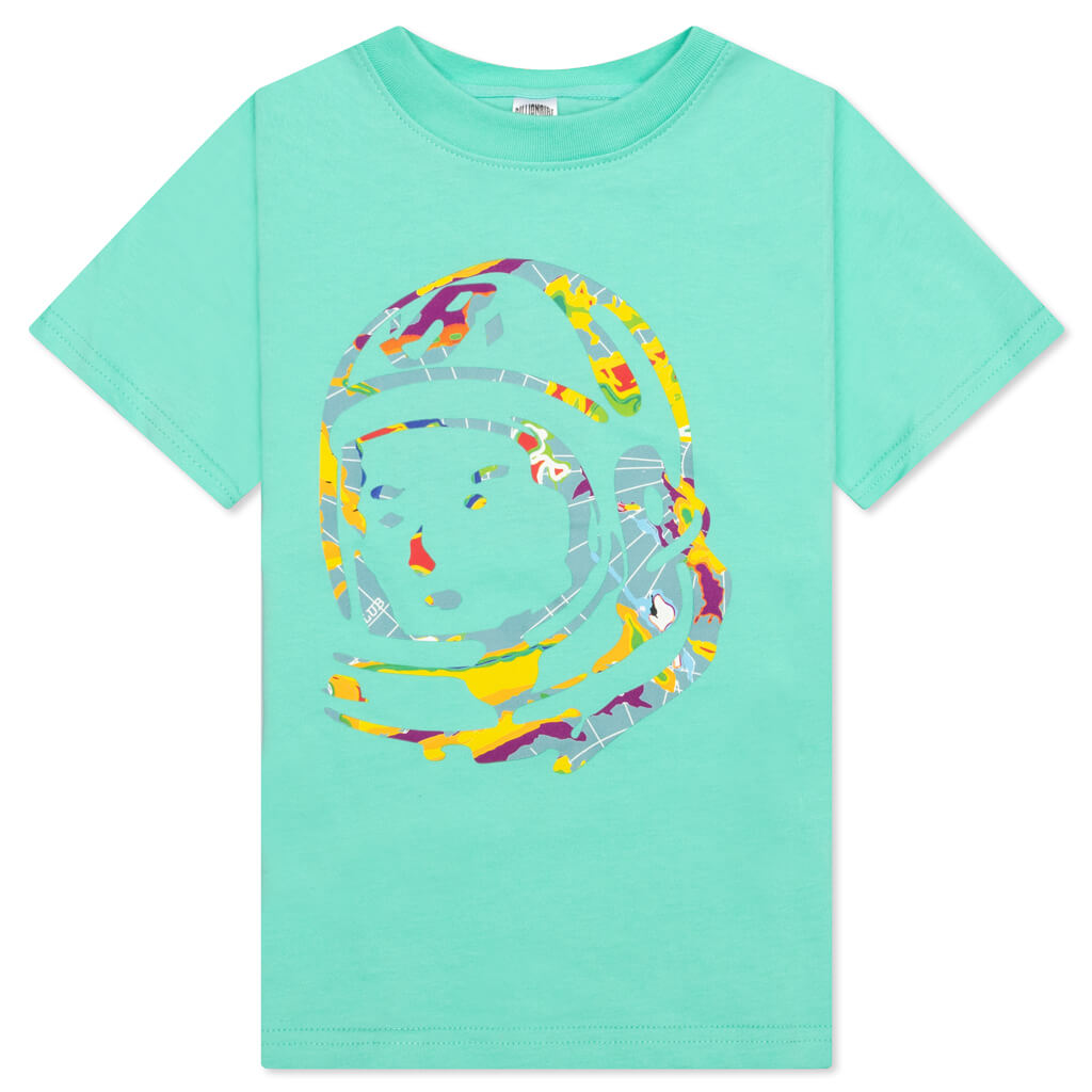 Kids Helmet Traveler S/S Tee - Biscay Green