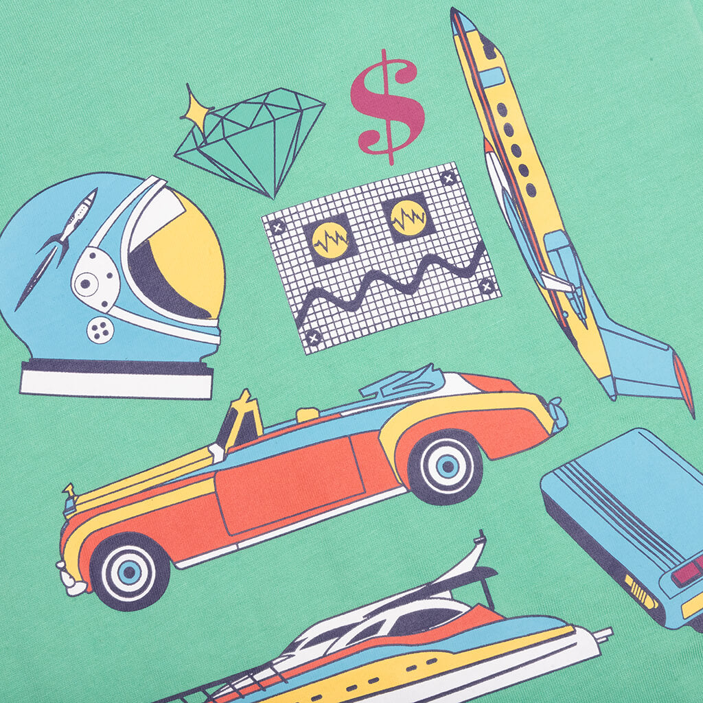 Kids Playtoys S/S Tee - Jade Cream