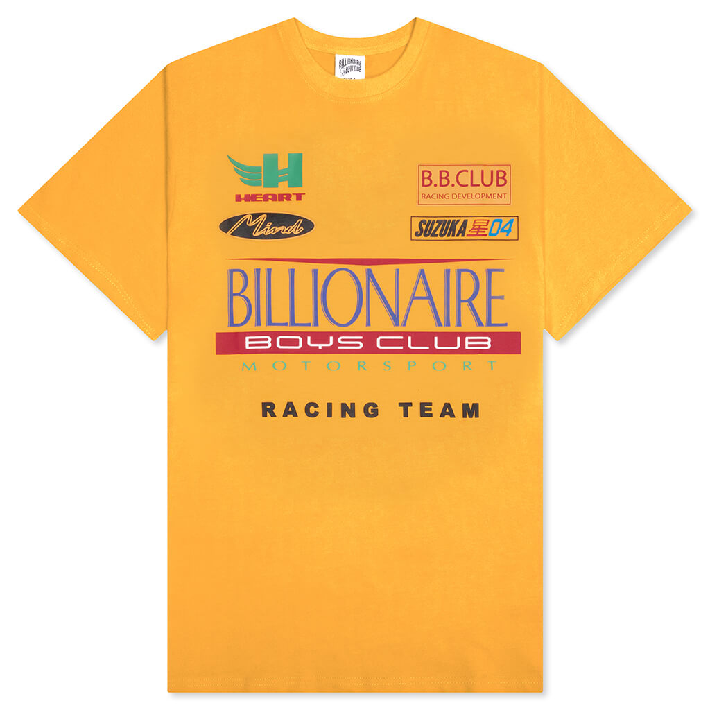 Racing Team S/S Tee - Amber Yellow