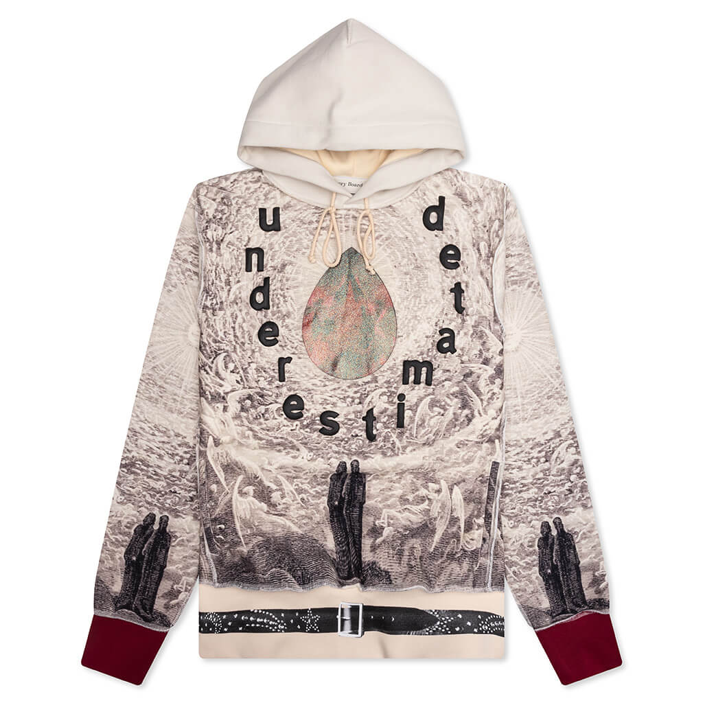 Birthstone Hooded Sweatshirt: 01 - Black/White