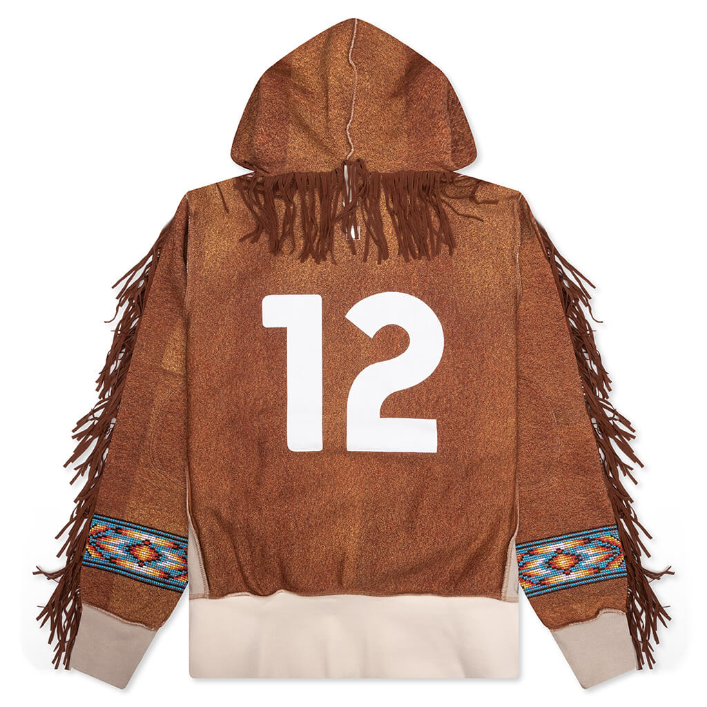 Birthstone Hooded Sweatshirt: 12 - Suede Print