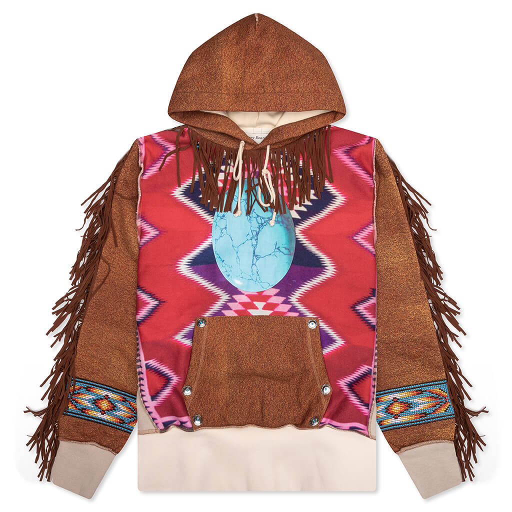 Birthstone Hooded Sweatshirt: 12 - Suede Print