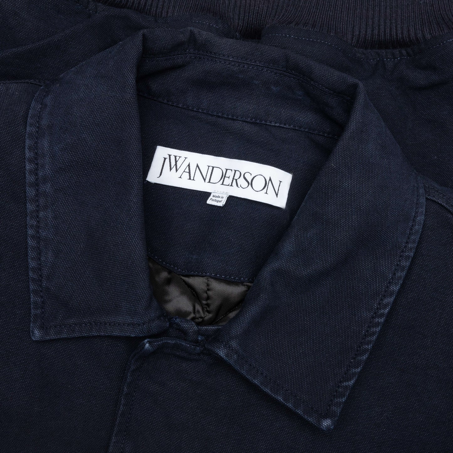 Cotton Canvas Blouson - Navy