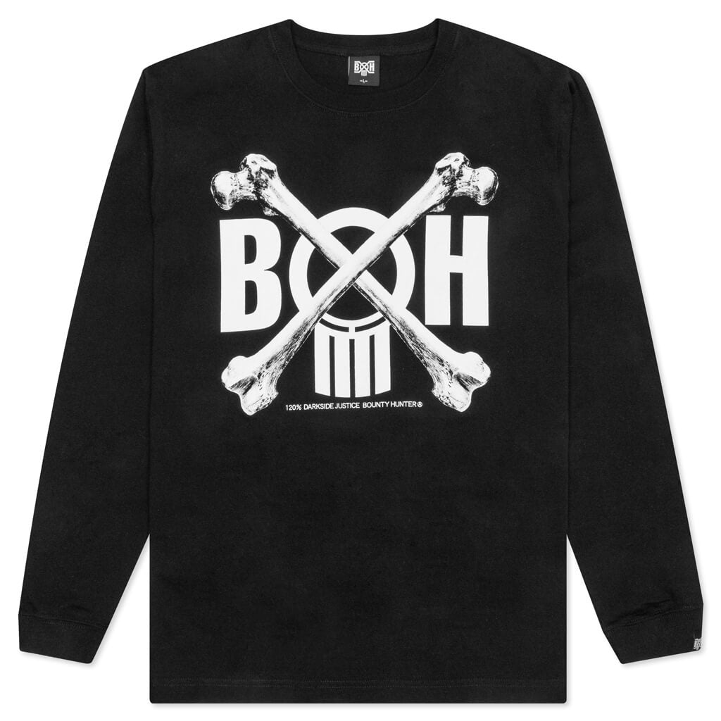 Bones Logo L/S Tee - Black