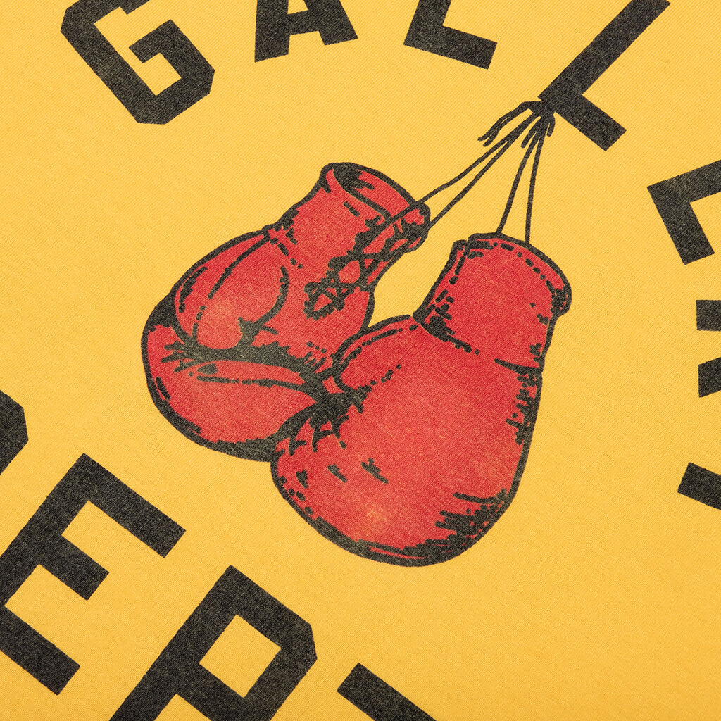 Boxing Merch Tee - Gold Yellow
