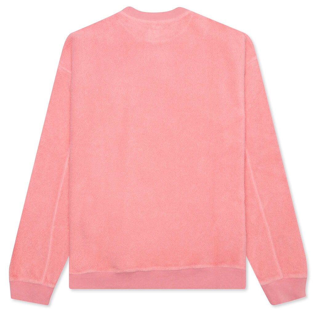 Reverse Fleece Crewneck Sweatshirt - Pink
