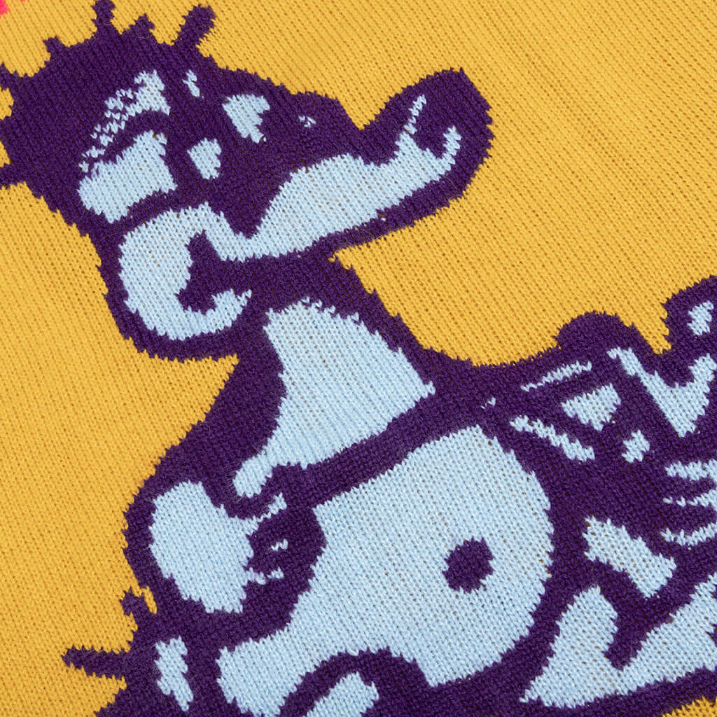 Slingshot Knit Sweater - Mustard