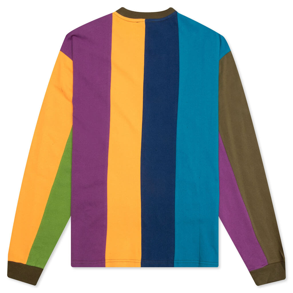 Vet Paneled L/S Mock Neck - Olive