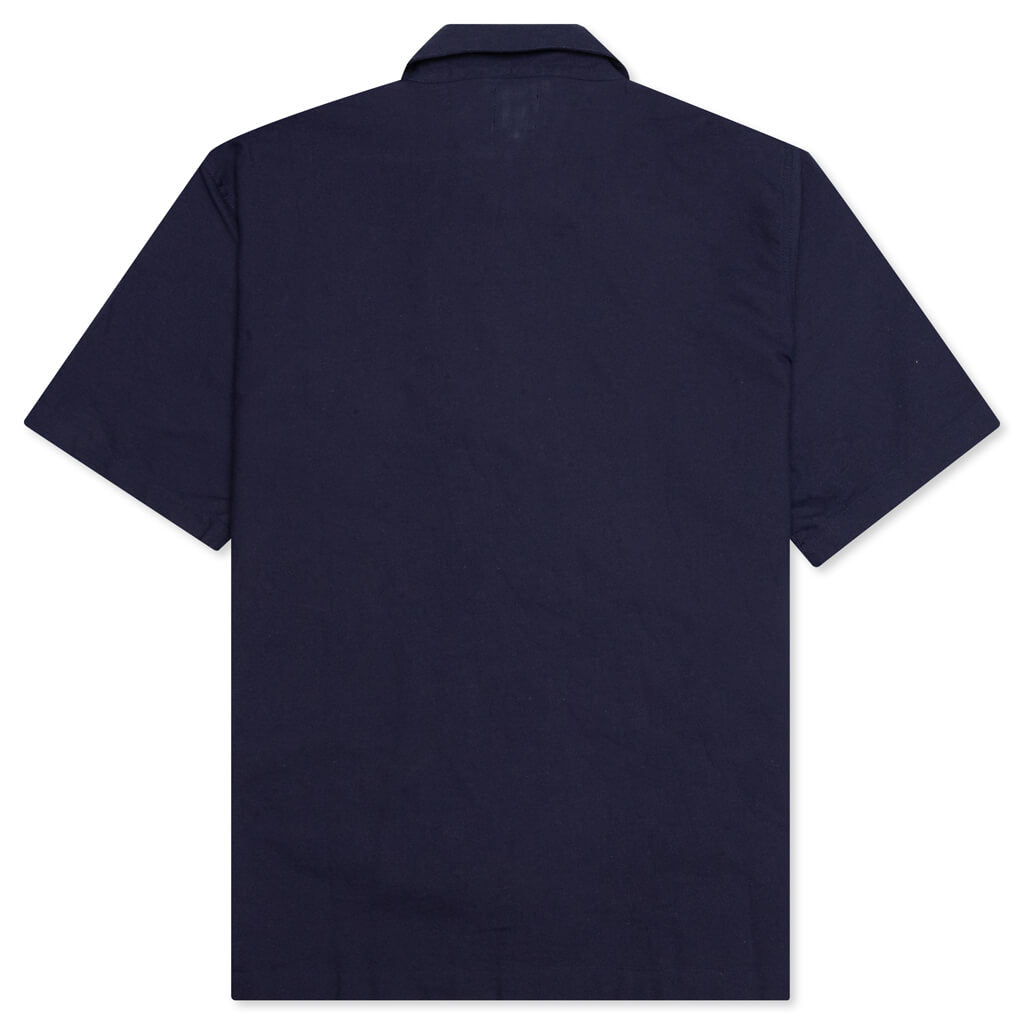 Wounds Heal S/S Button Up Shirt - Navy
