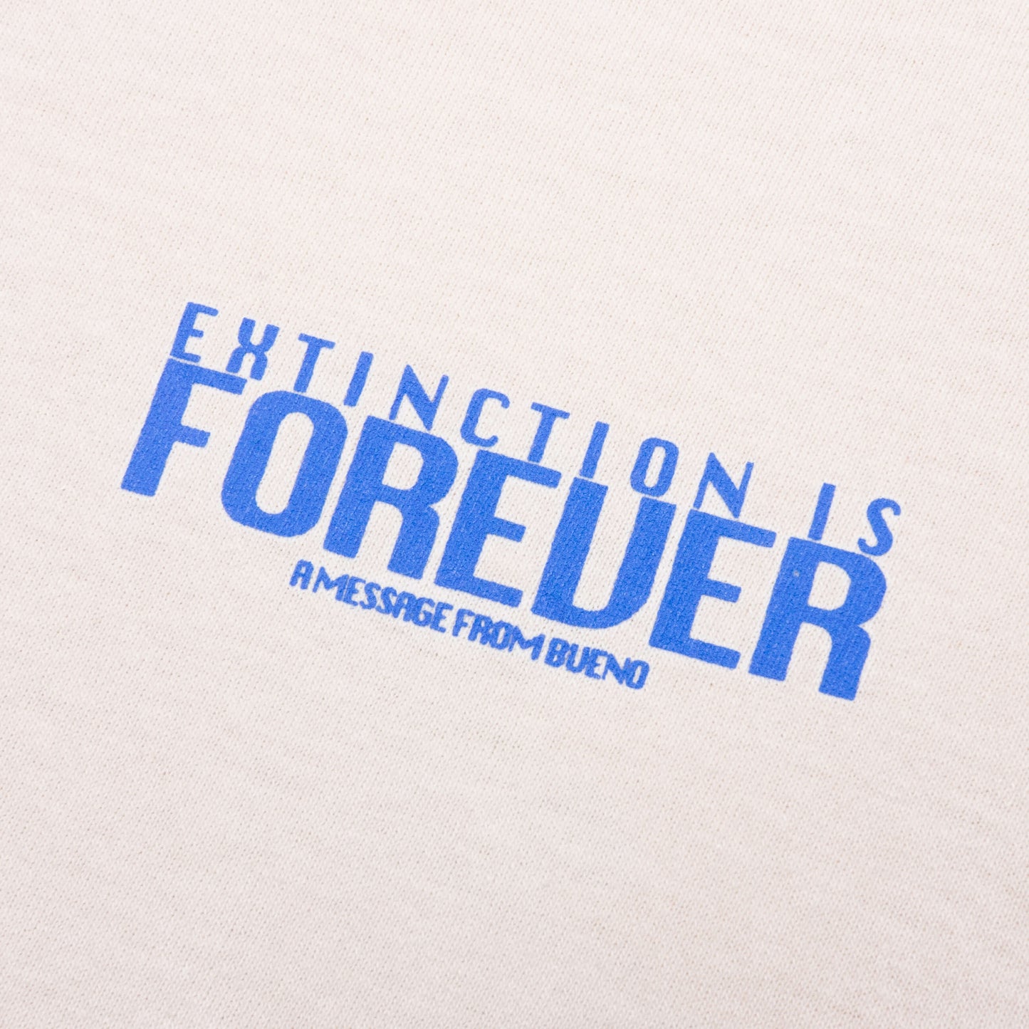 Extinction Is Forever Tee - Cream