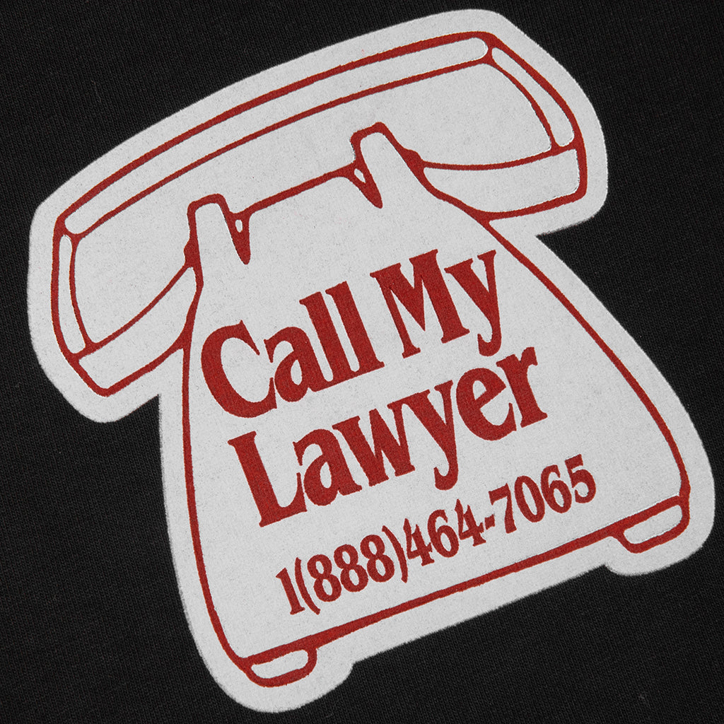 Call My Lawyer Magnet T-Shirt - Washed Black