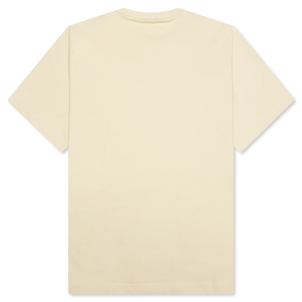 Scribbled Logo Tee - Stone
