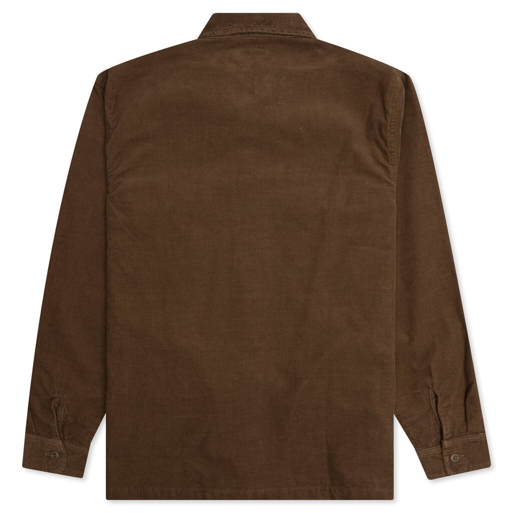 Dixon Shirt Jacket Rinsed - Hamilton Brown