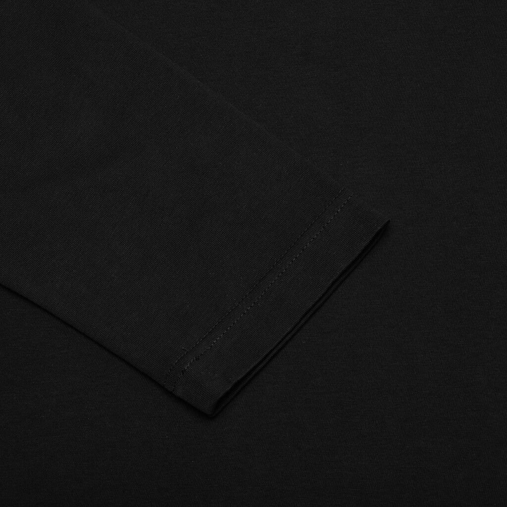 Link Script L/S T-Shirt - Black/White