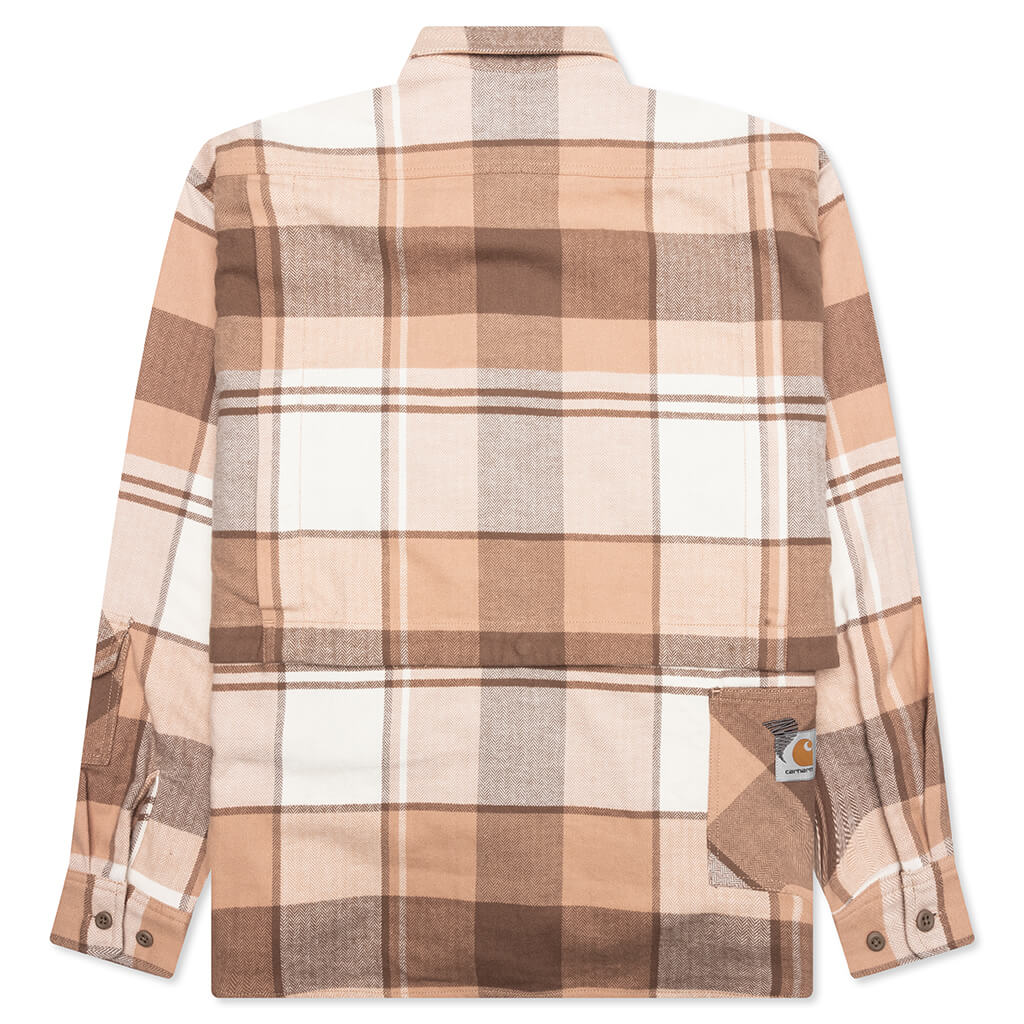 Carhartt WIP x Invincible L/S Work Shirt Max - Coca Mocha