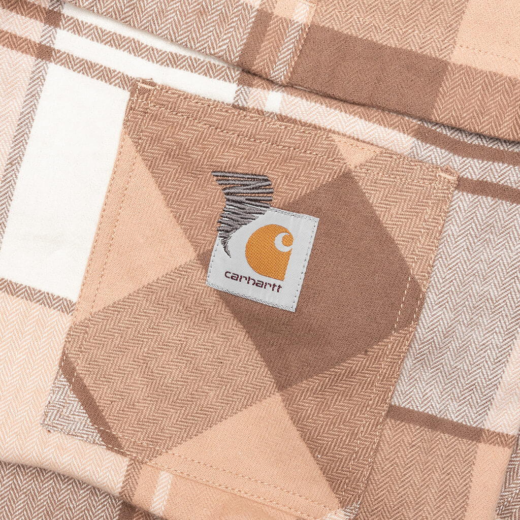 Carhartt WIP x Invincible L/S Work Shirt Max - Coca Mocha