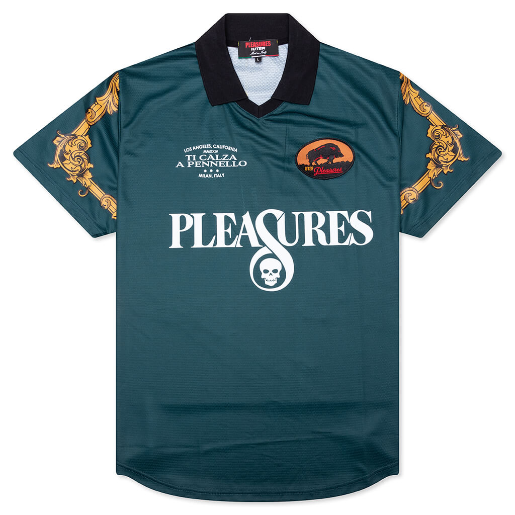 Carlo Soccer Jersey - Dark Green