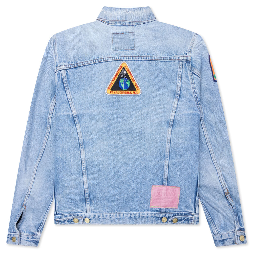 Charlatan Reversible Denim/Baseball Jacket - Indigo
