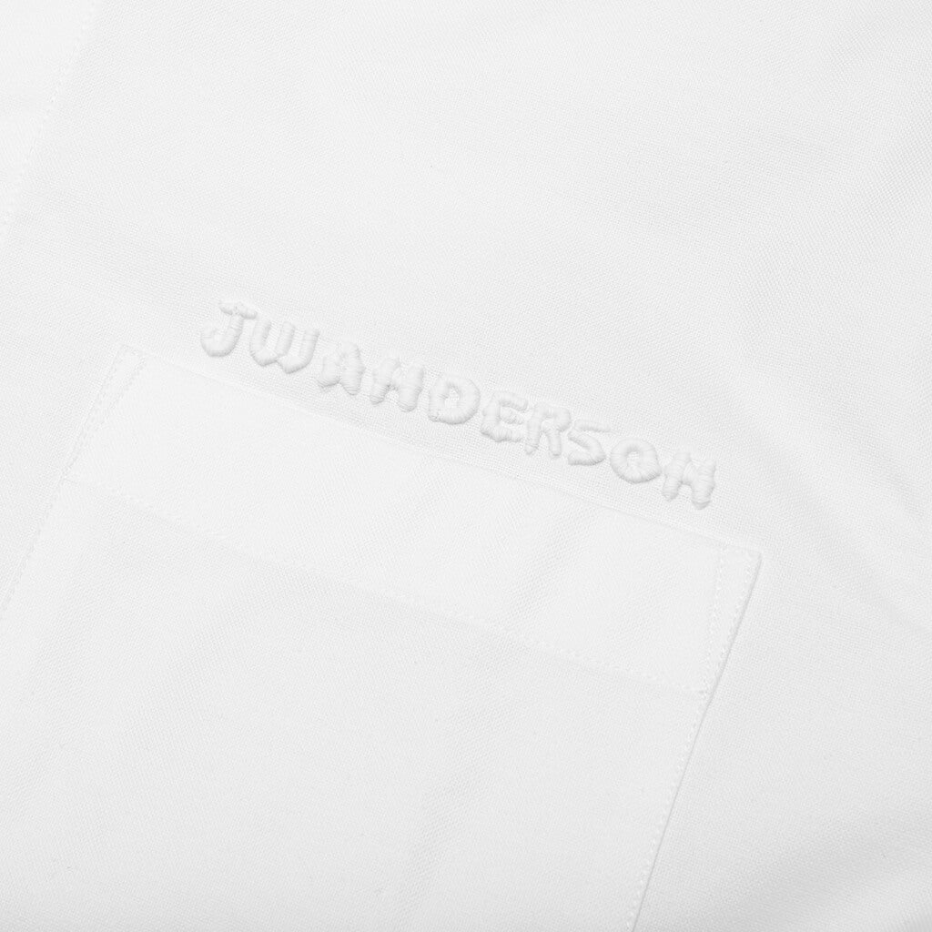 Classic Fit Logo Pocket Shirt - White
