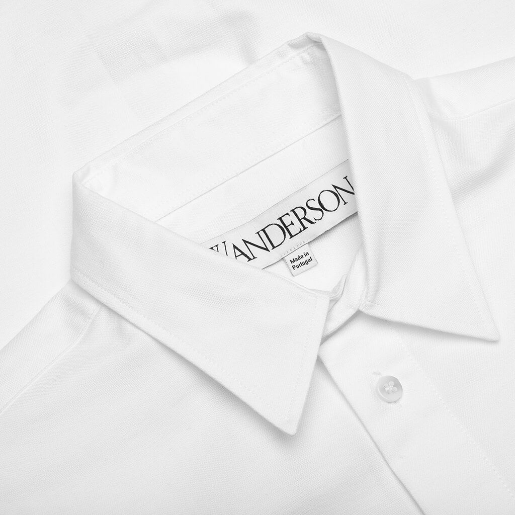 Classic Fit Logo Pocket Shirt - White