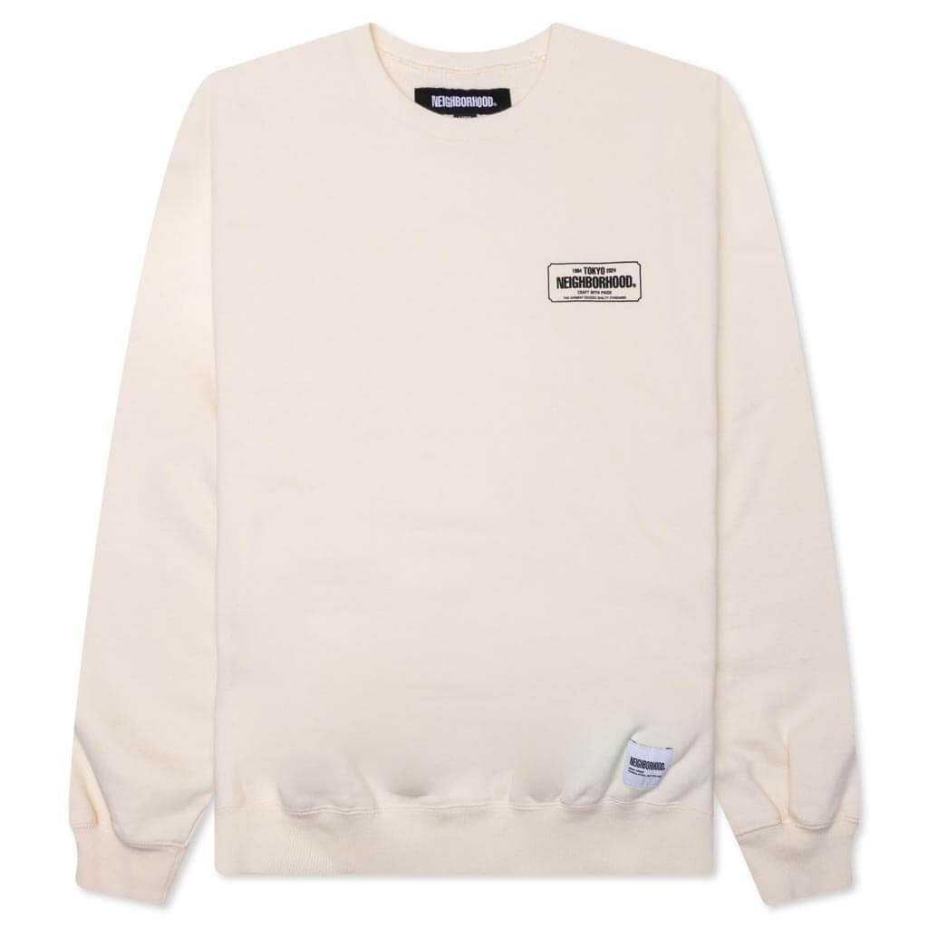 Classic Sweat L/S Shirt - Ivory