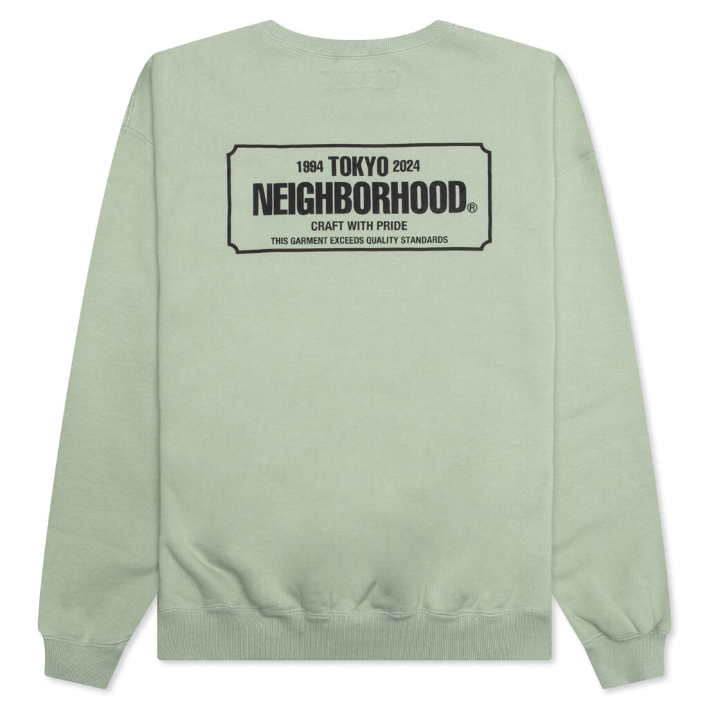 Classic Sweat Shirt L/S - Sage Green