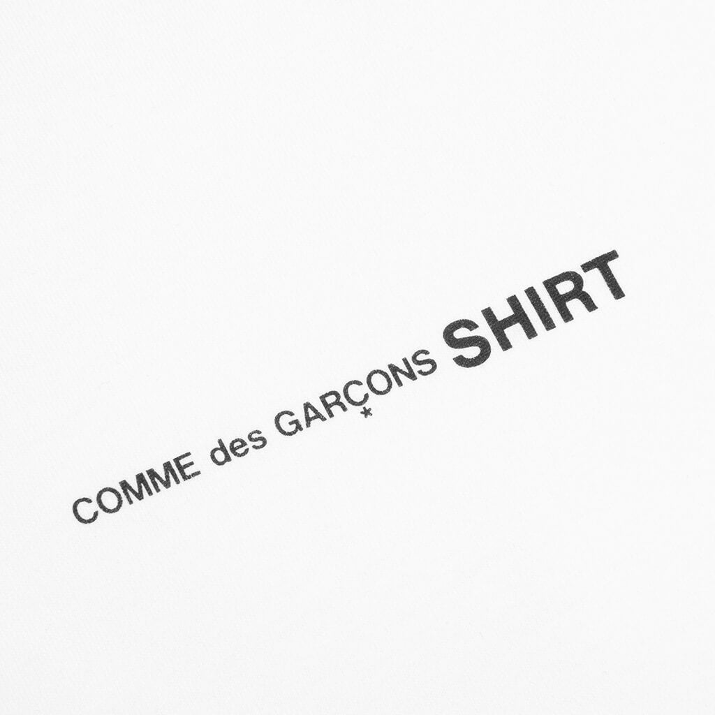 Comme Des Garcons SHIRT S/S Chest Logo Tee - White