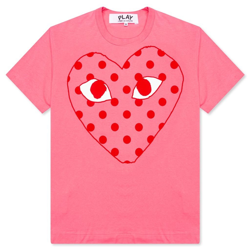 Pastelle Women's Polka Dot Logo T-Shirt - Pink