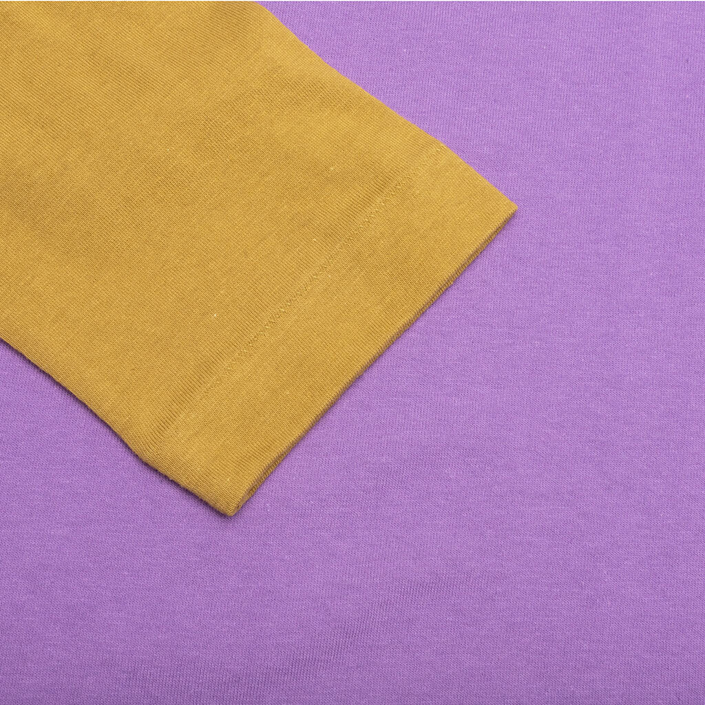 Women's Bi-Color T-Shirt - Purple/Olive