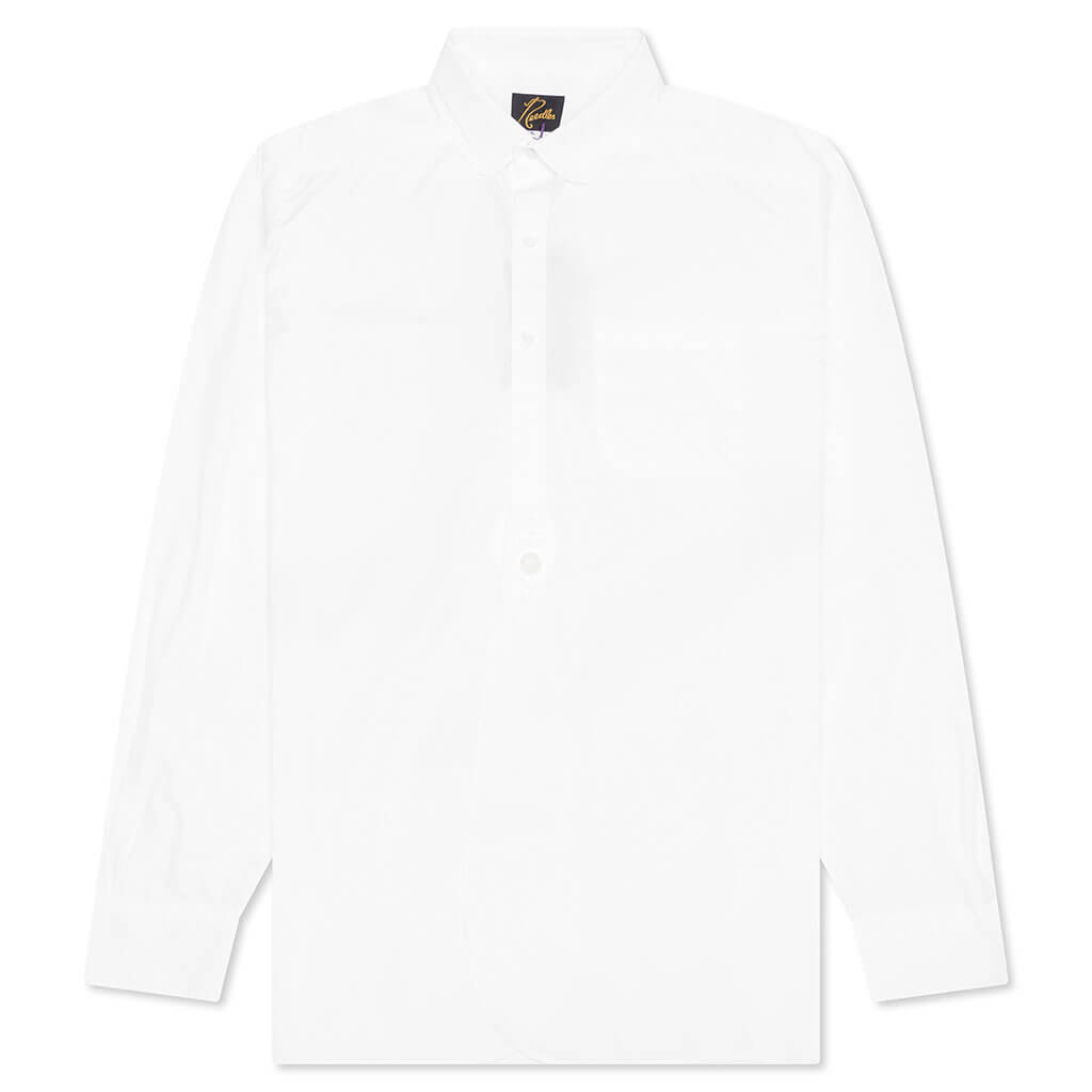 Double Round Collar Shirt - Off White