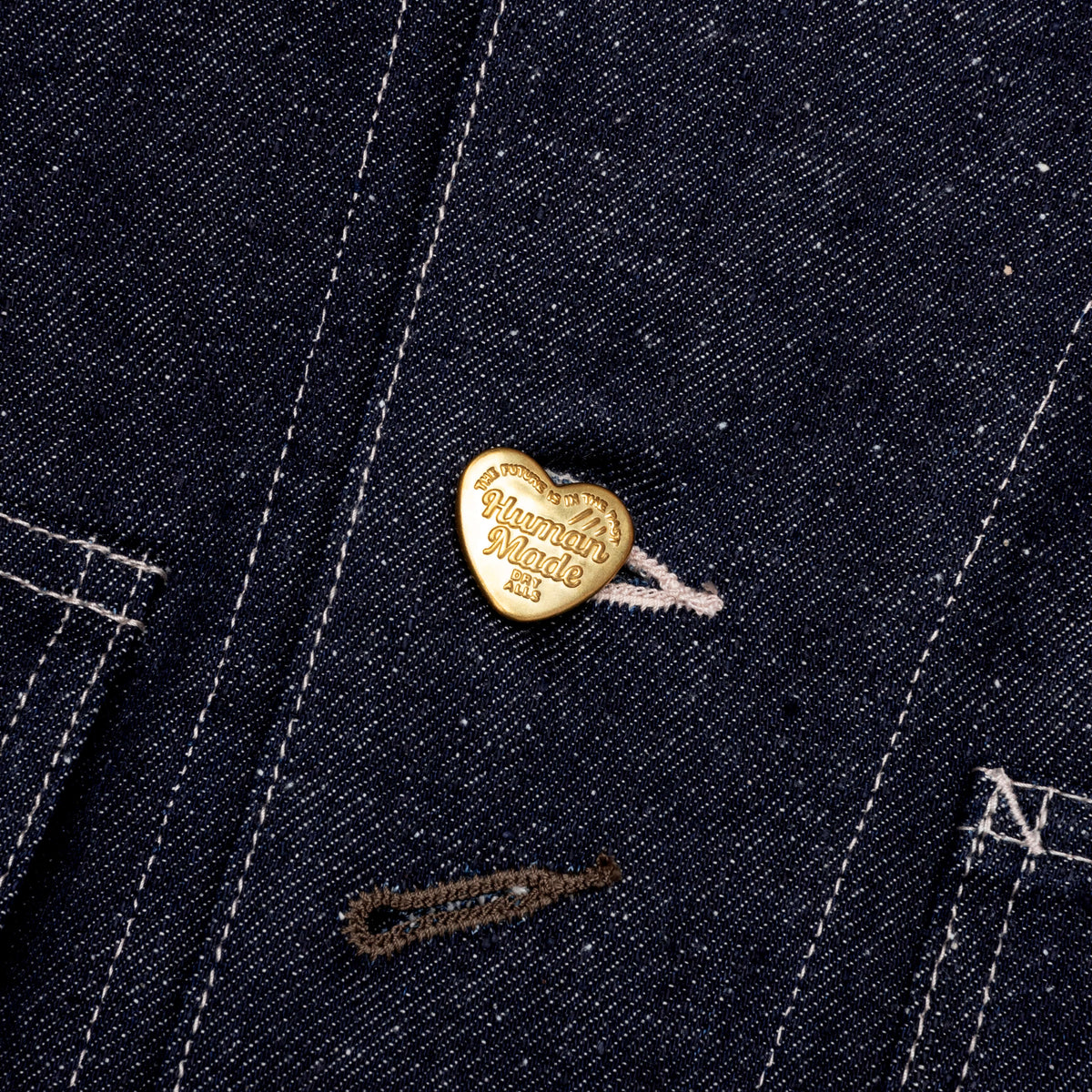 Denim Coverall Jacket Rigid - Indigo