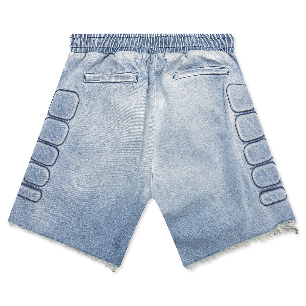 Denim Moto Short - Blue Denim