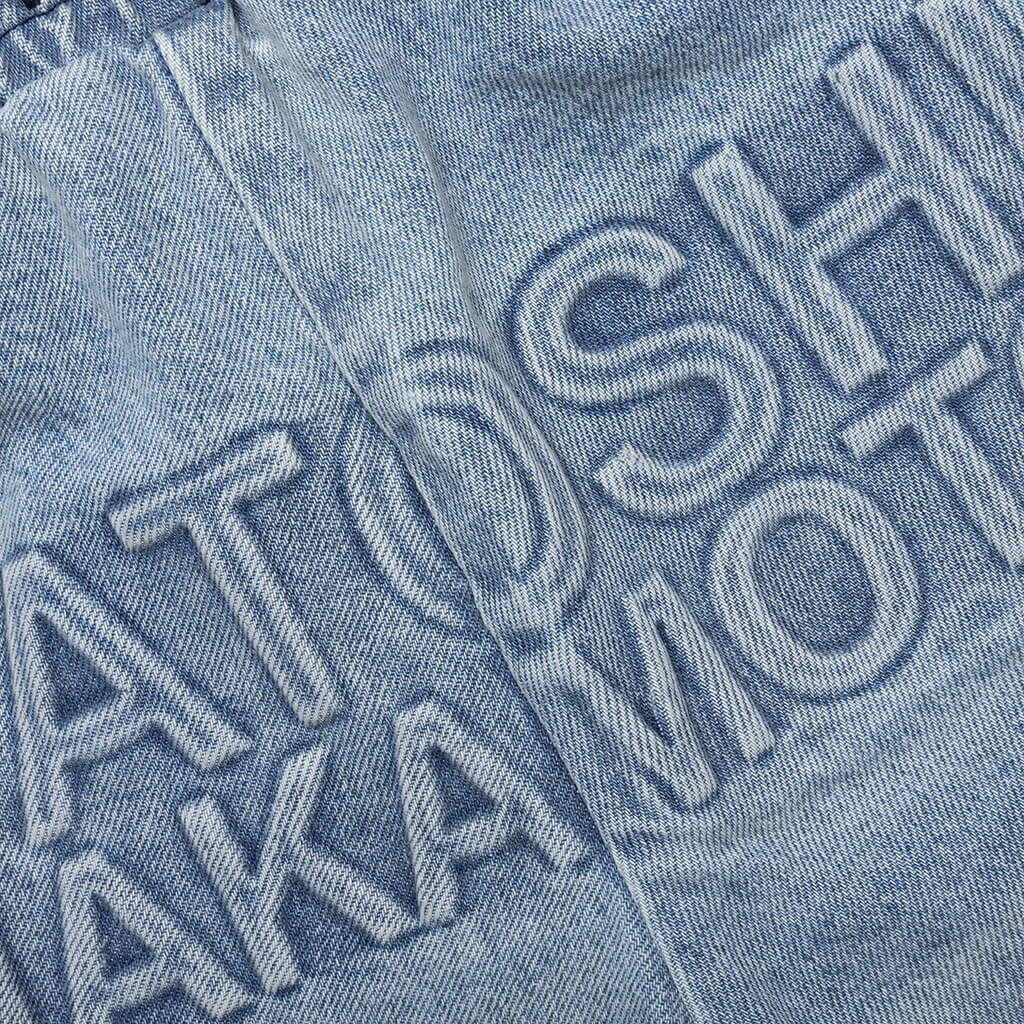 Denim Moto Short - Blue Denim
