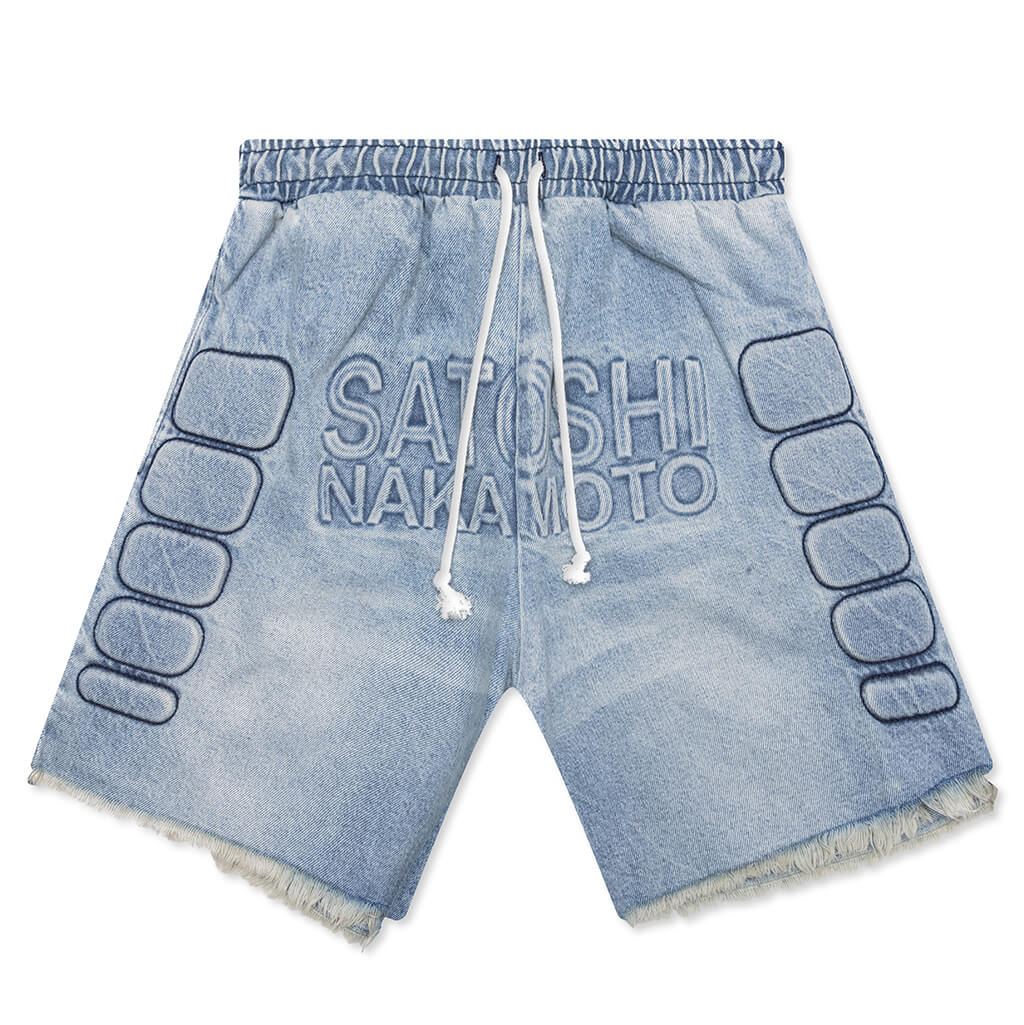 Denim Moto Short - Blue Denim