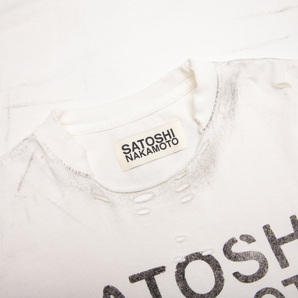 Destroyed Luke Tee - White