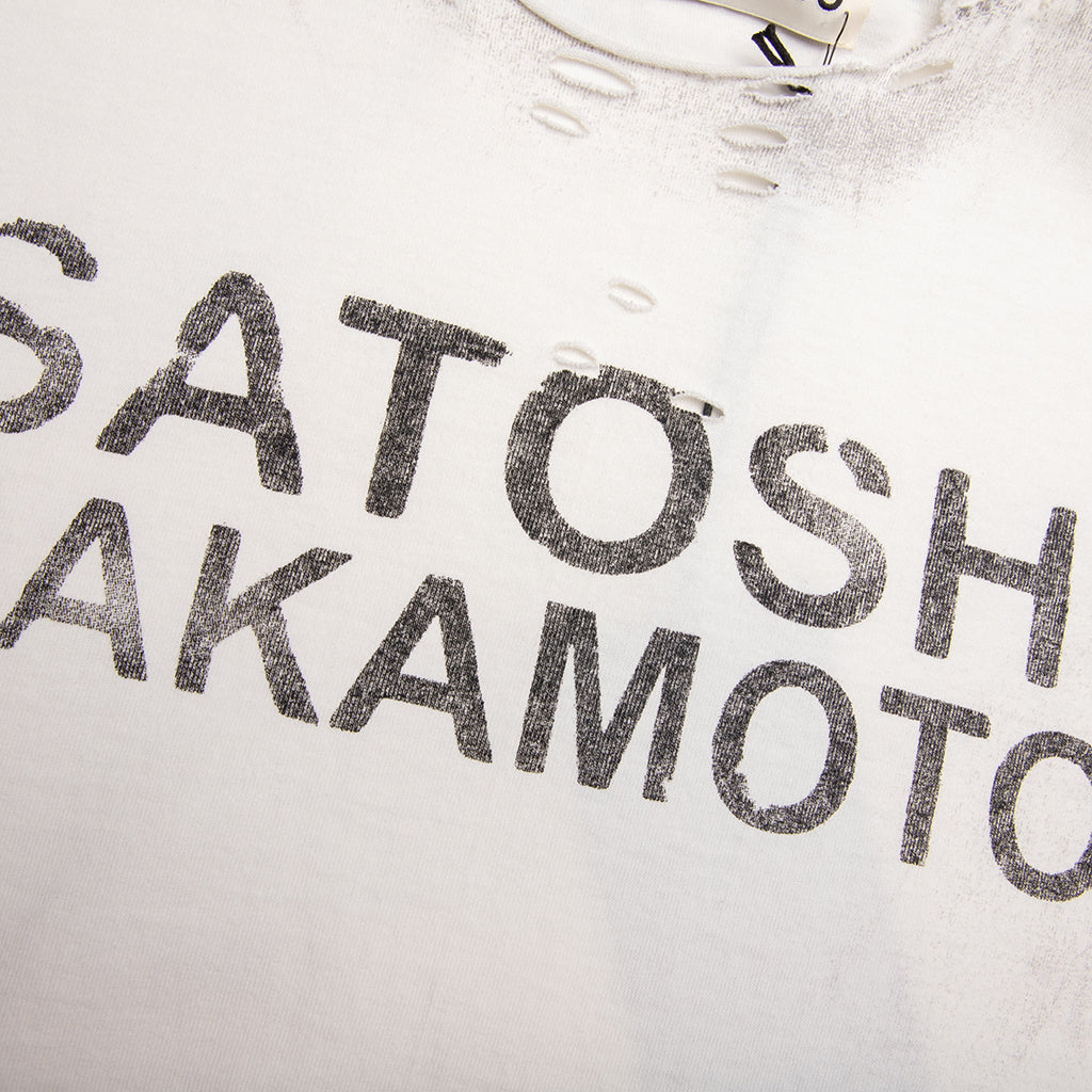 Destroyed Luke Tee - White