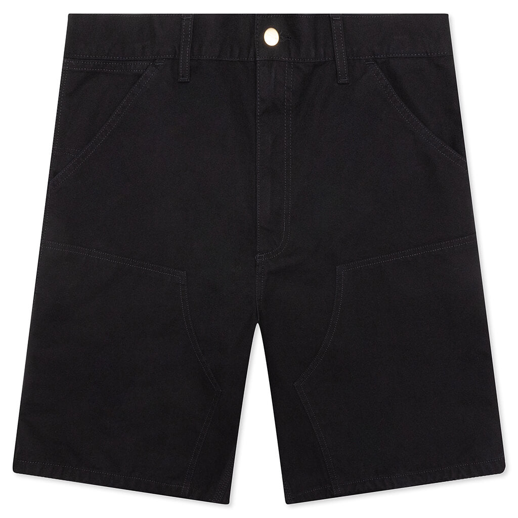 Double Knee Short - Black Rinsed
