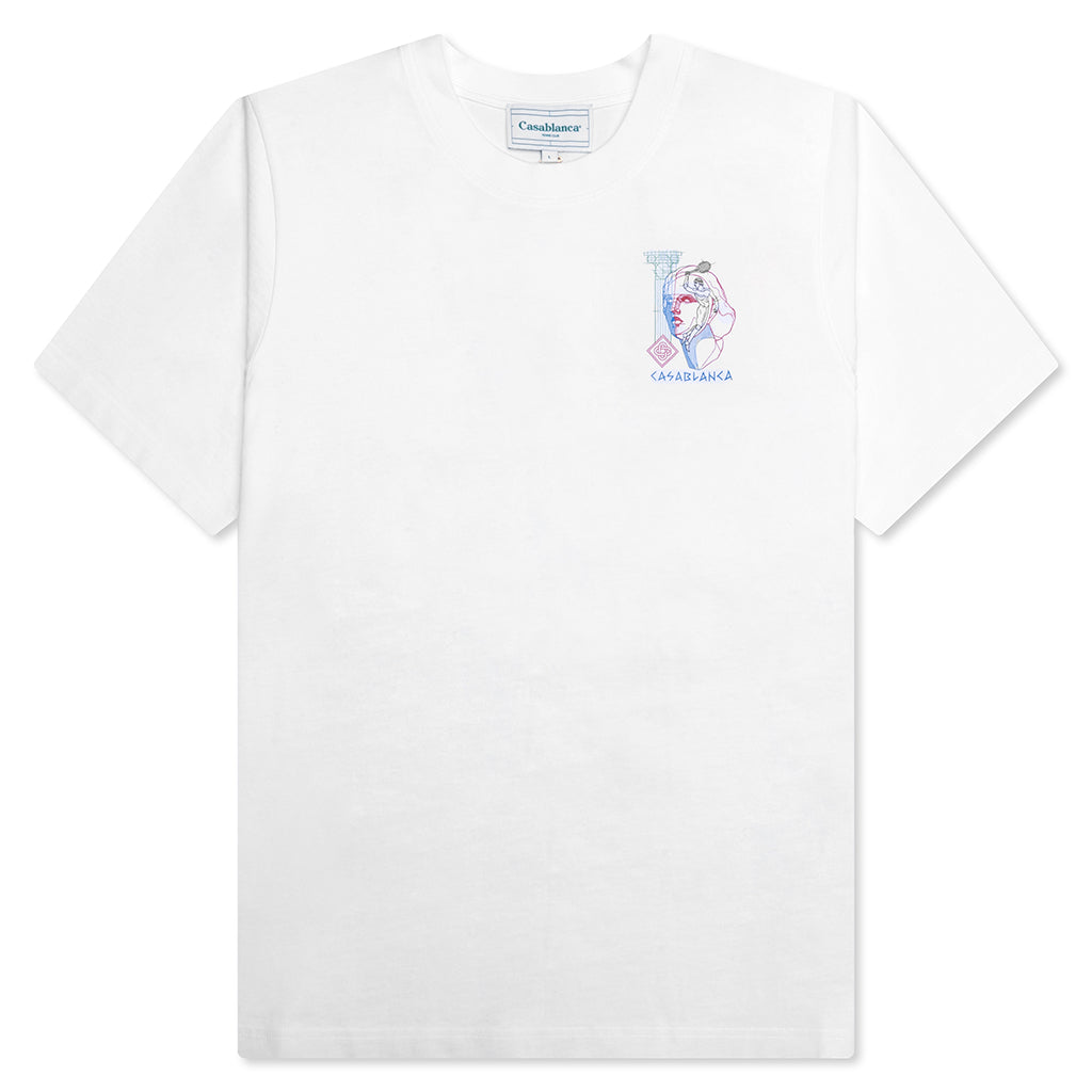 Drawing Lab Screen Printed T-Shirt - White