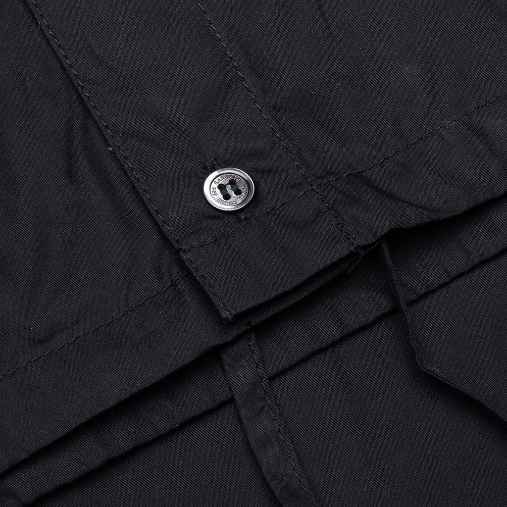 Drawstring L/S Shirt - Black