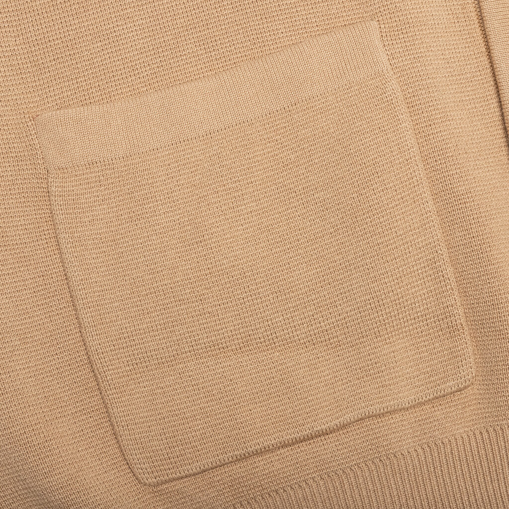Heart Cardigan - Tan