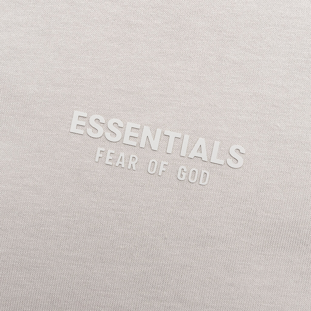 Essentials L/S Tee - Silver Cloud