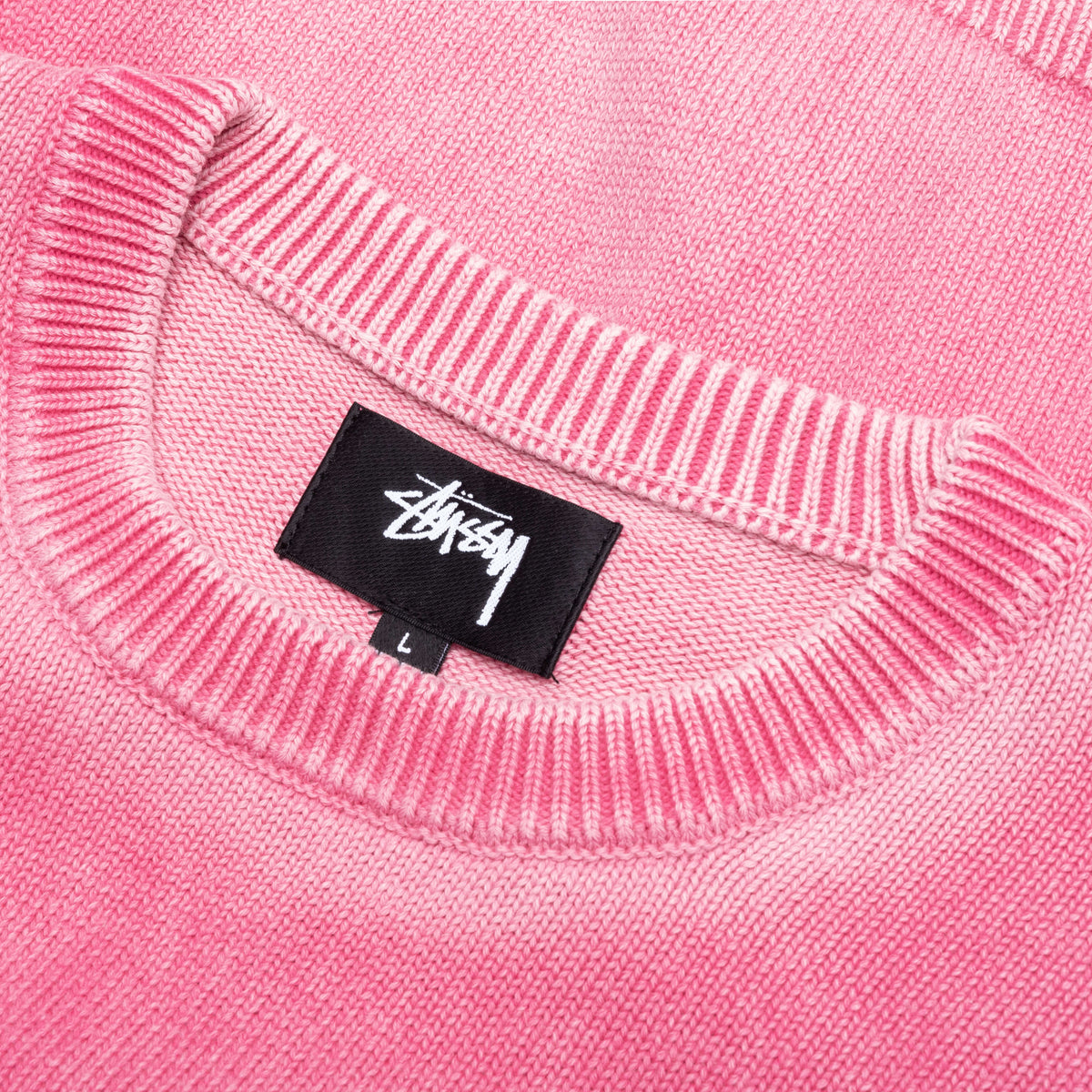 Faded Cotton Crew - Pink