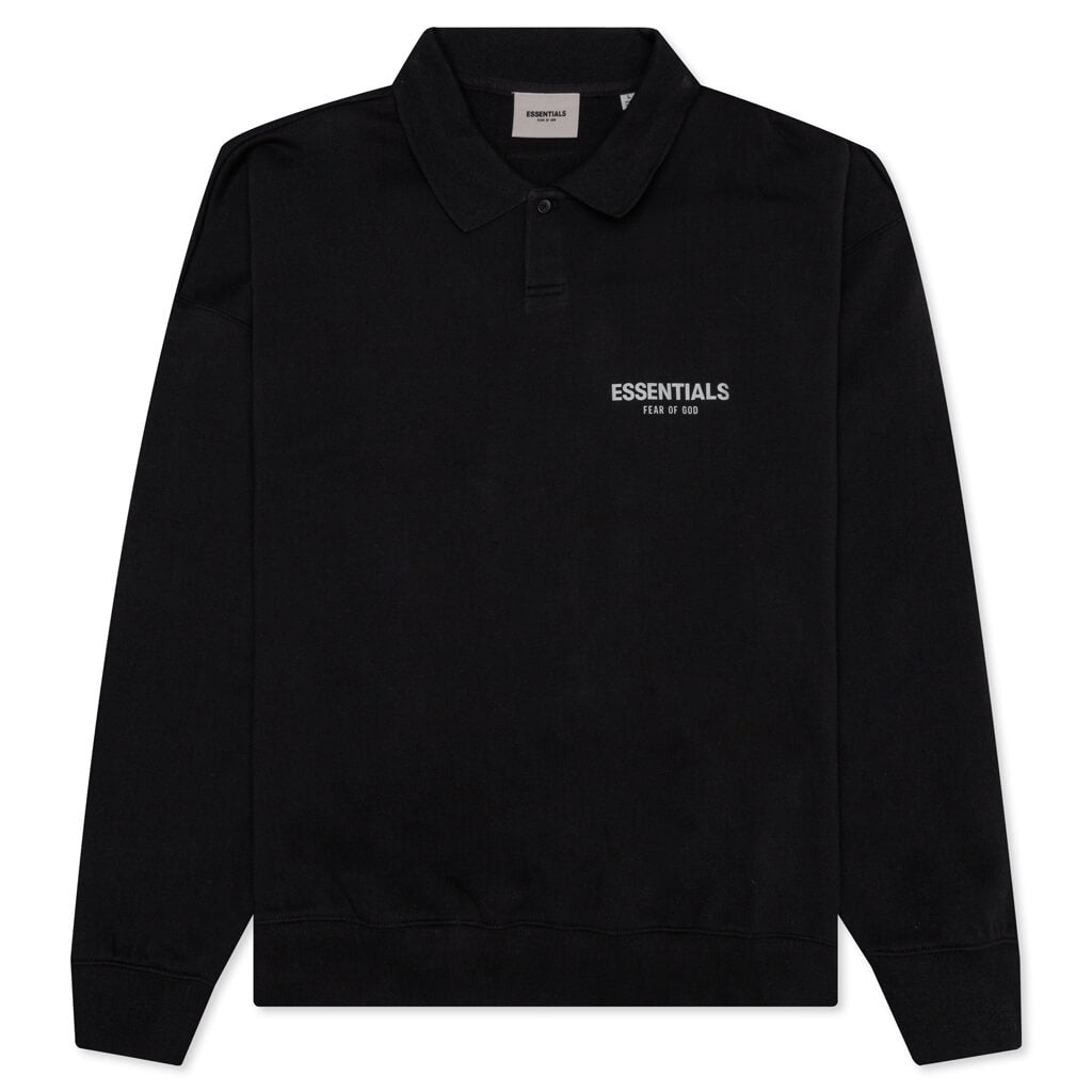 Essentials L/S Polo - Stretch Limo