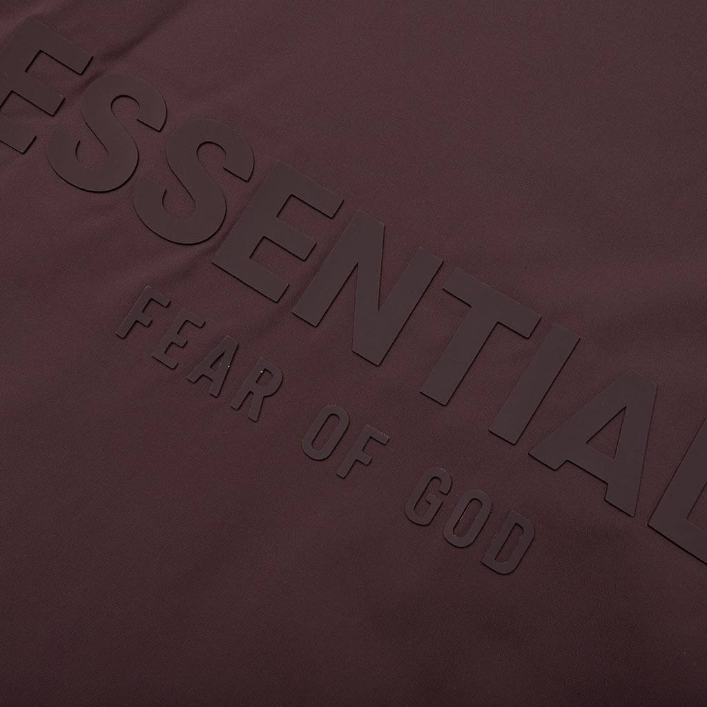 Nylon Filled Shirt Jacket - Plum
