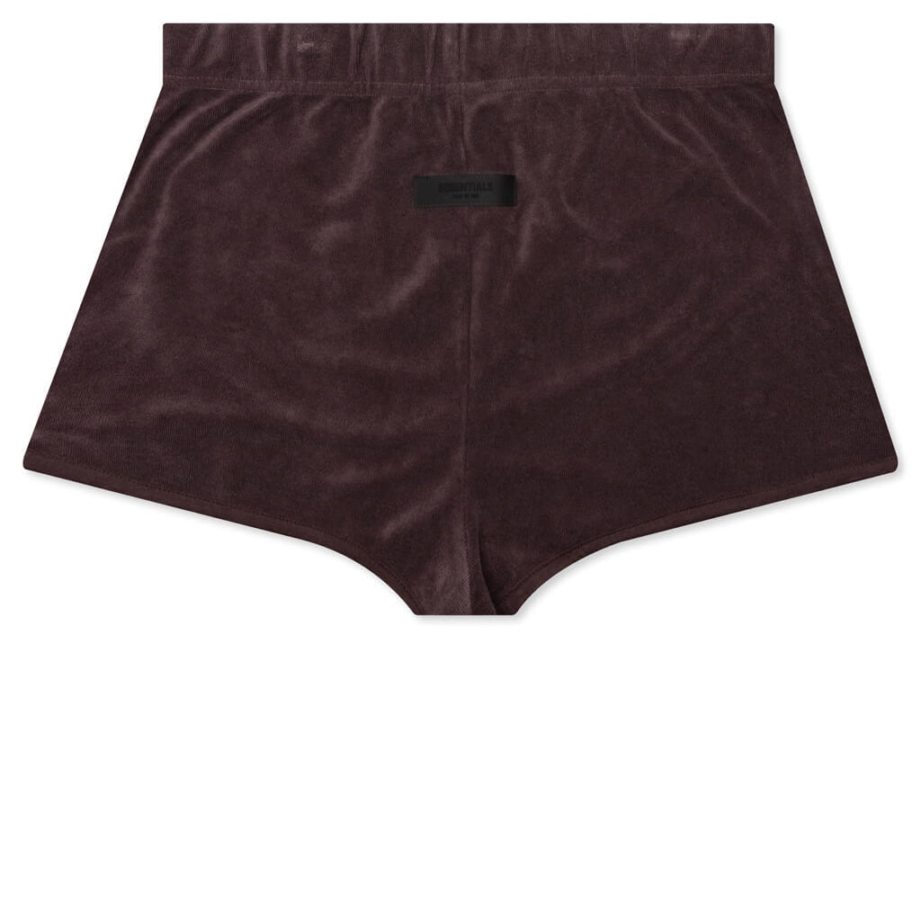 Women's Terry Beach Short - Plum