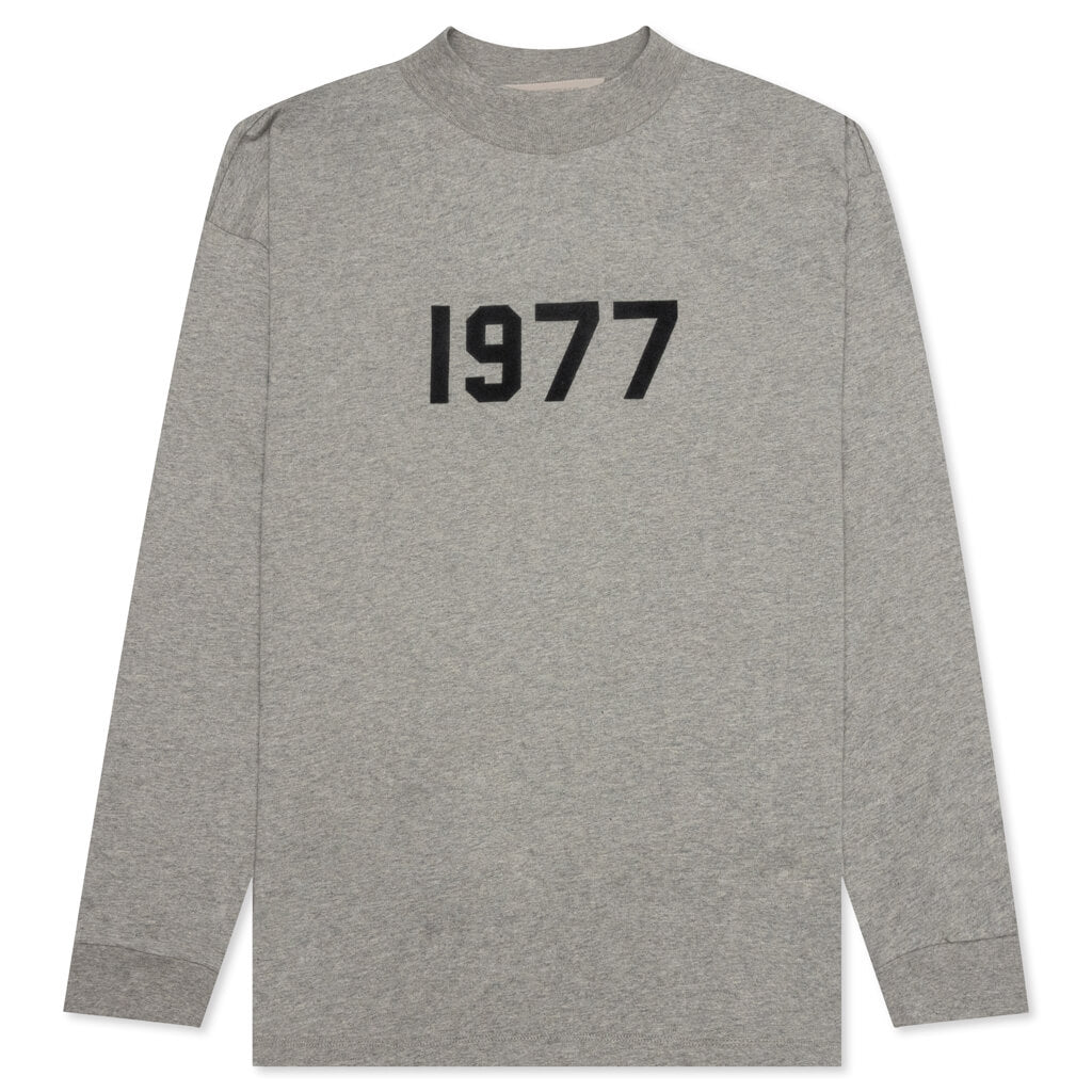 Essentials L/S Tee - Dark Oatmeal