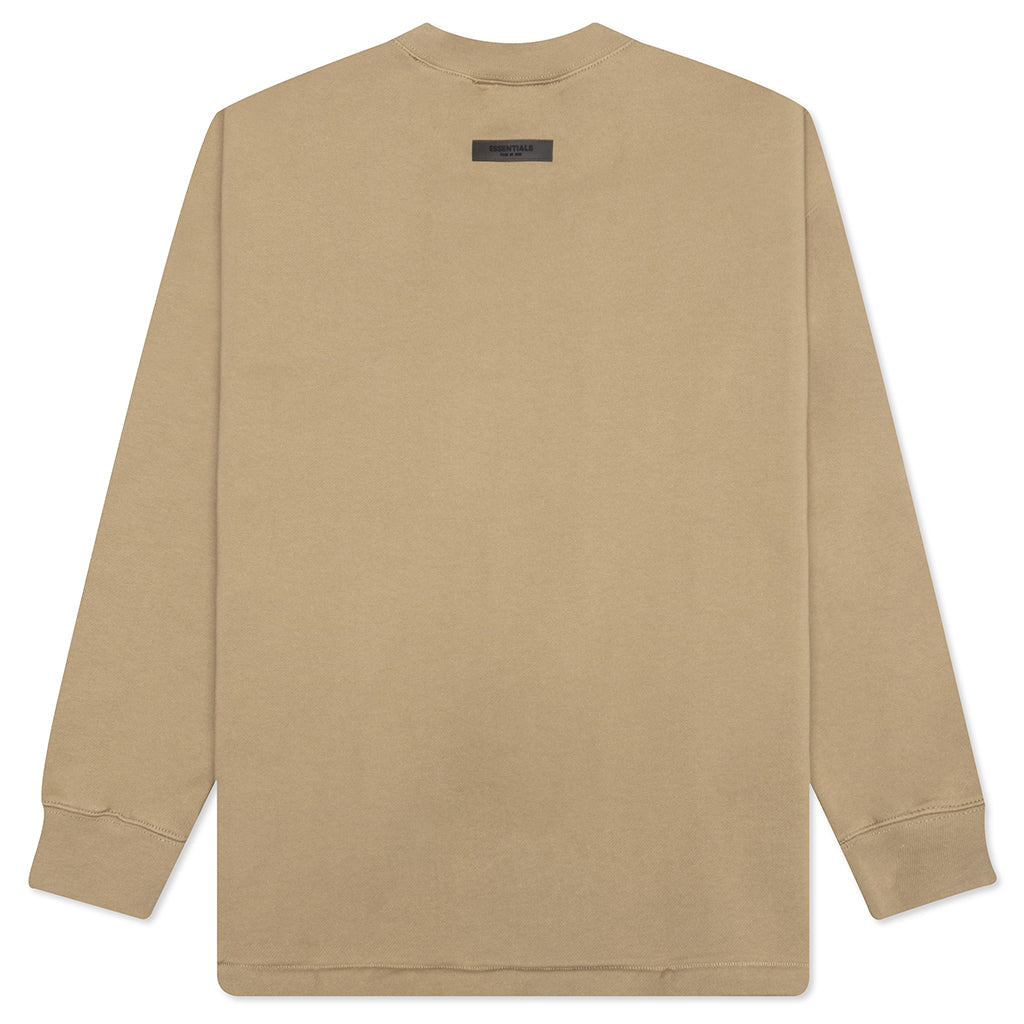 Essentials L/S Crewneck - Oak