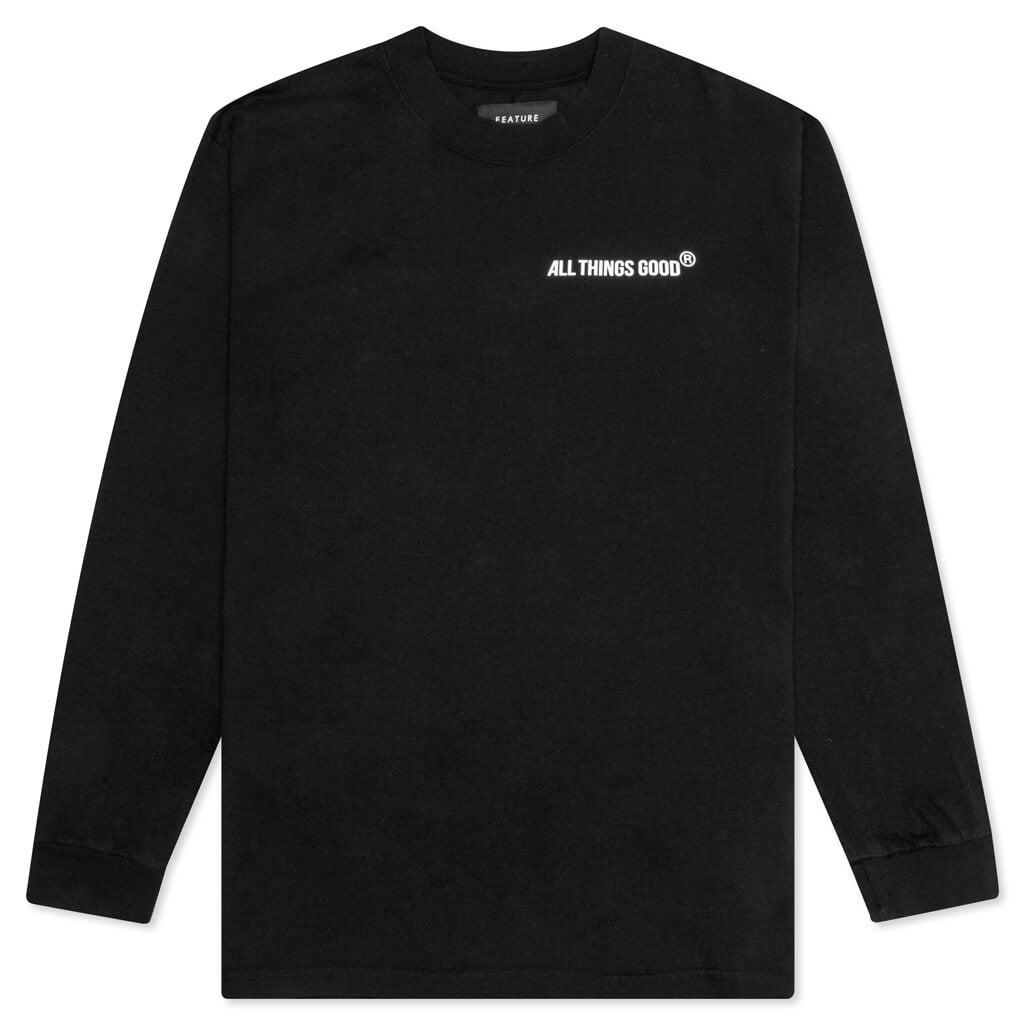 Brushed L/S Tee - Black