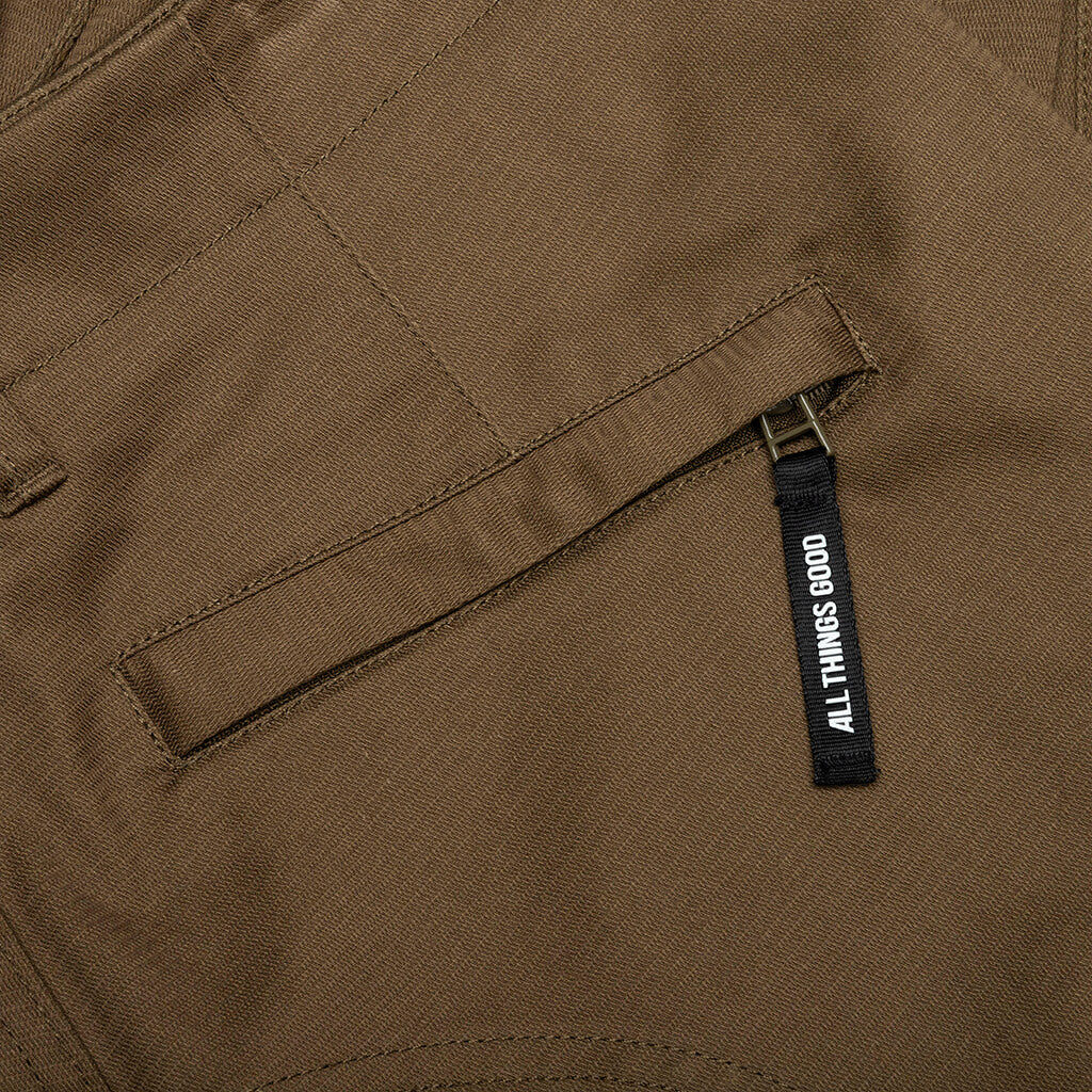 Keane Cargo Pants - Medium Brown