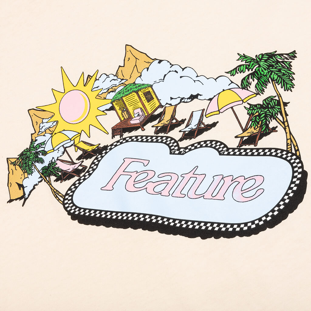 Poolside Tee - Almond Oil